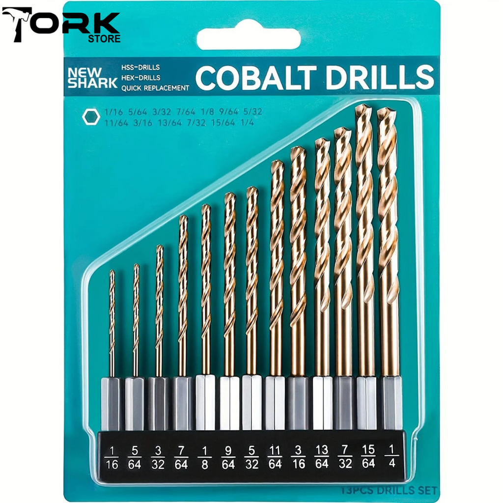 Kit de Brocas Sextavadas (Titânio ou Cobalto)
