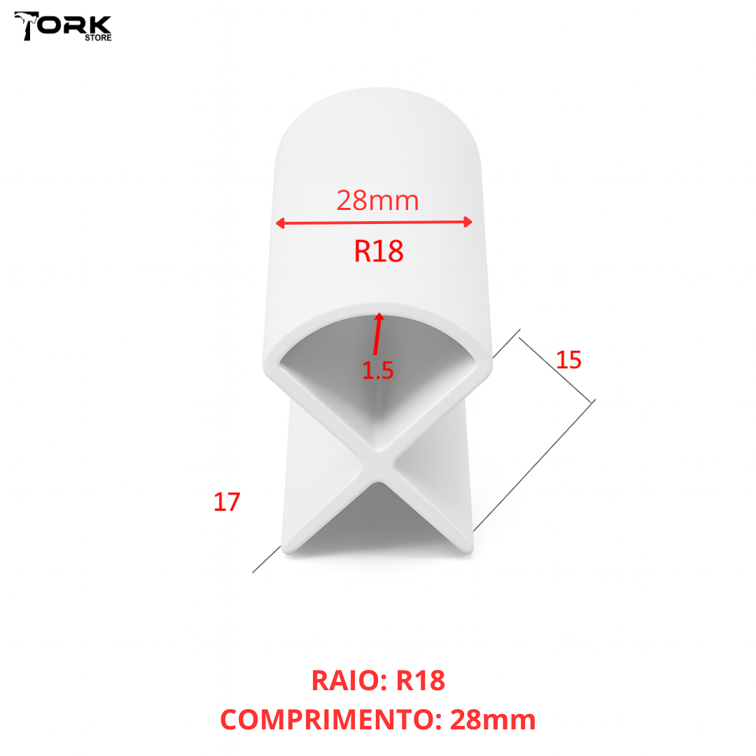 Perfil Modular para Móveis Curvos