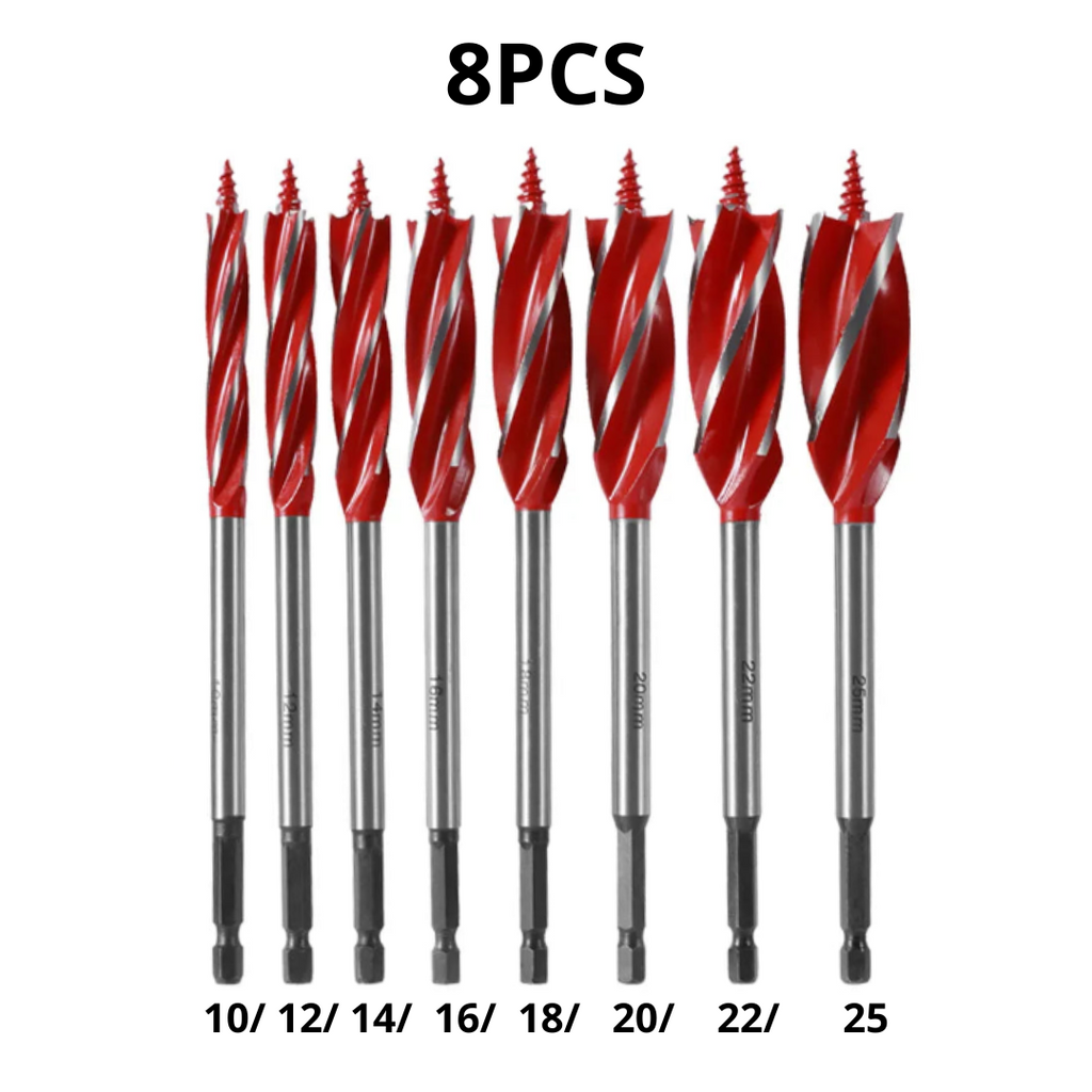 Kit com 8 Brocas Helicoidais