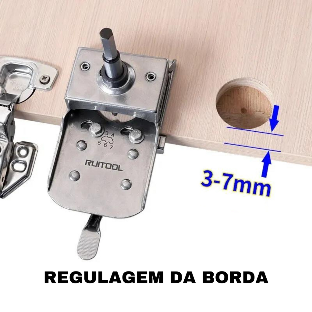 Kit de Gabarito para Dobradiça