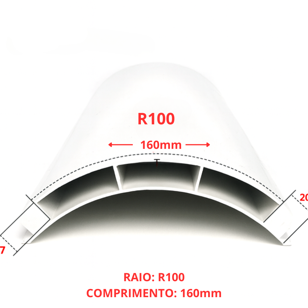 Perfil Modular para Móveis Curvos
