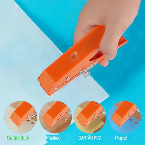 Kit de Alicate Tapa-Furo 8mm com Escareador e Broca 3mm