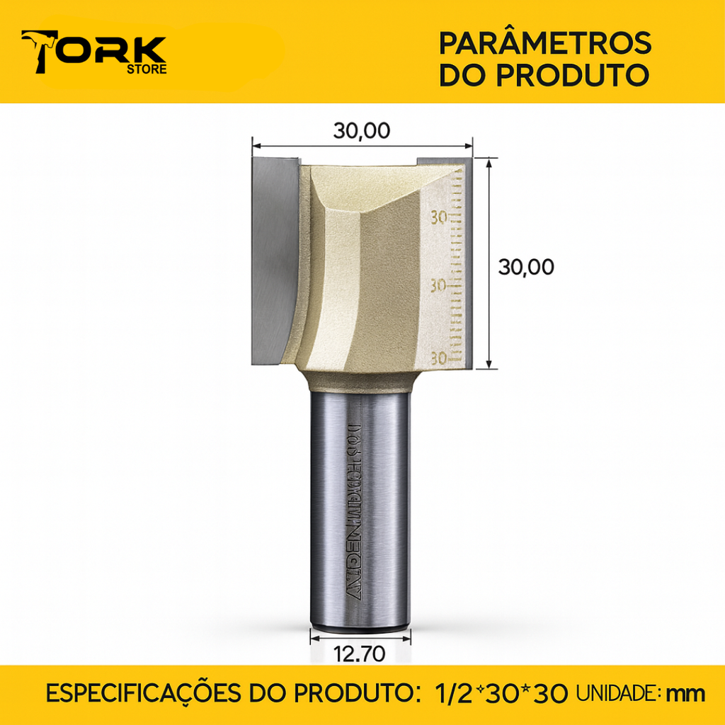 Fresa de Limpeza 12,7mm (1/2")