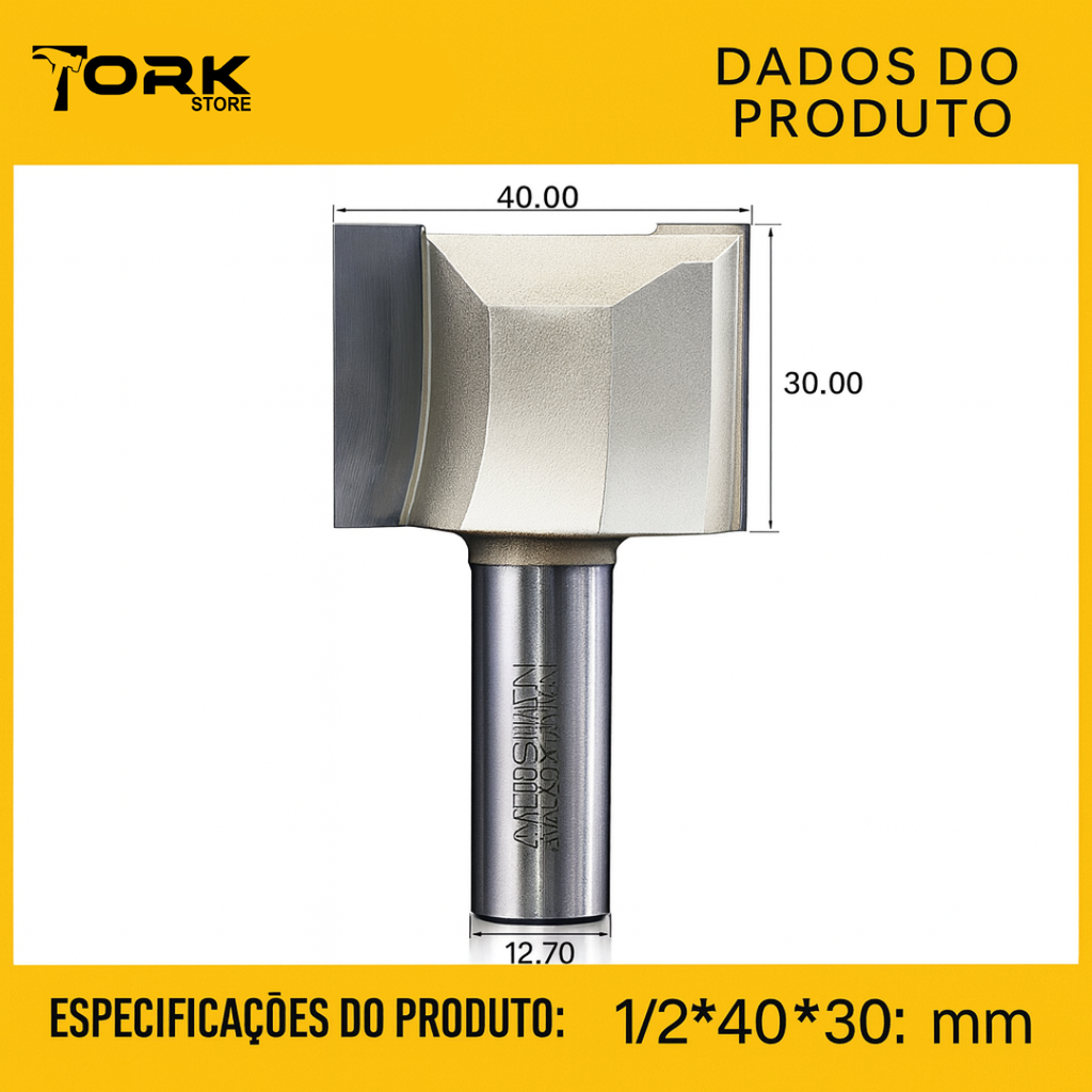 Fresa de Limpeza 12,7mm (1/2")