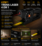 Trena a Laser Multifuncional – Modelos 2 em 1 e 3 em 1