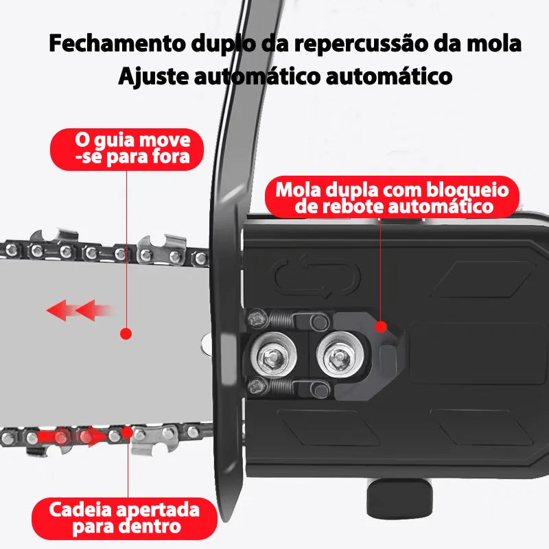 Adaptador versátil para motosserra