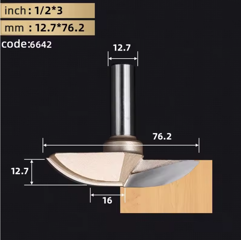 Fresa clássica (12.7mm / 1/2")