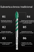 Broca Multifuncional 93HRC Canelada