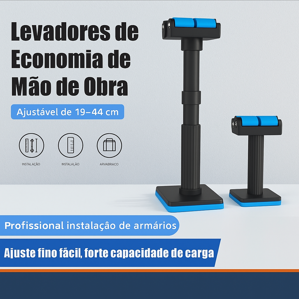 2 Suportes Niveladores com Roldana