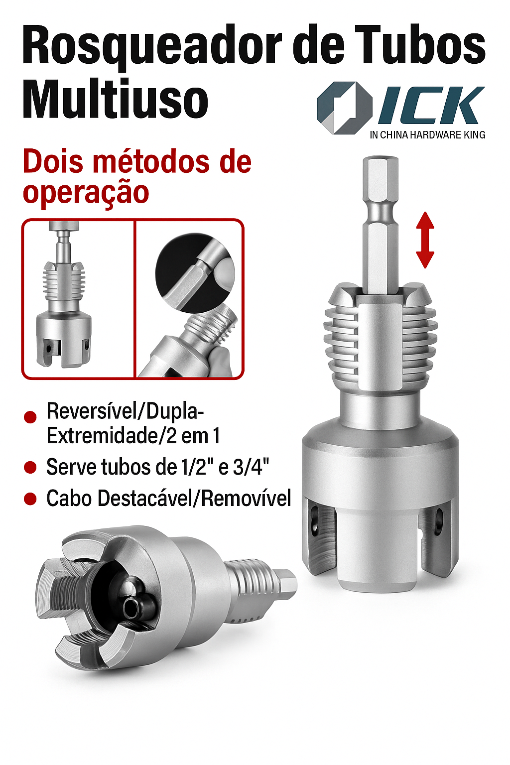 Rosqueador de Tubo Canelato