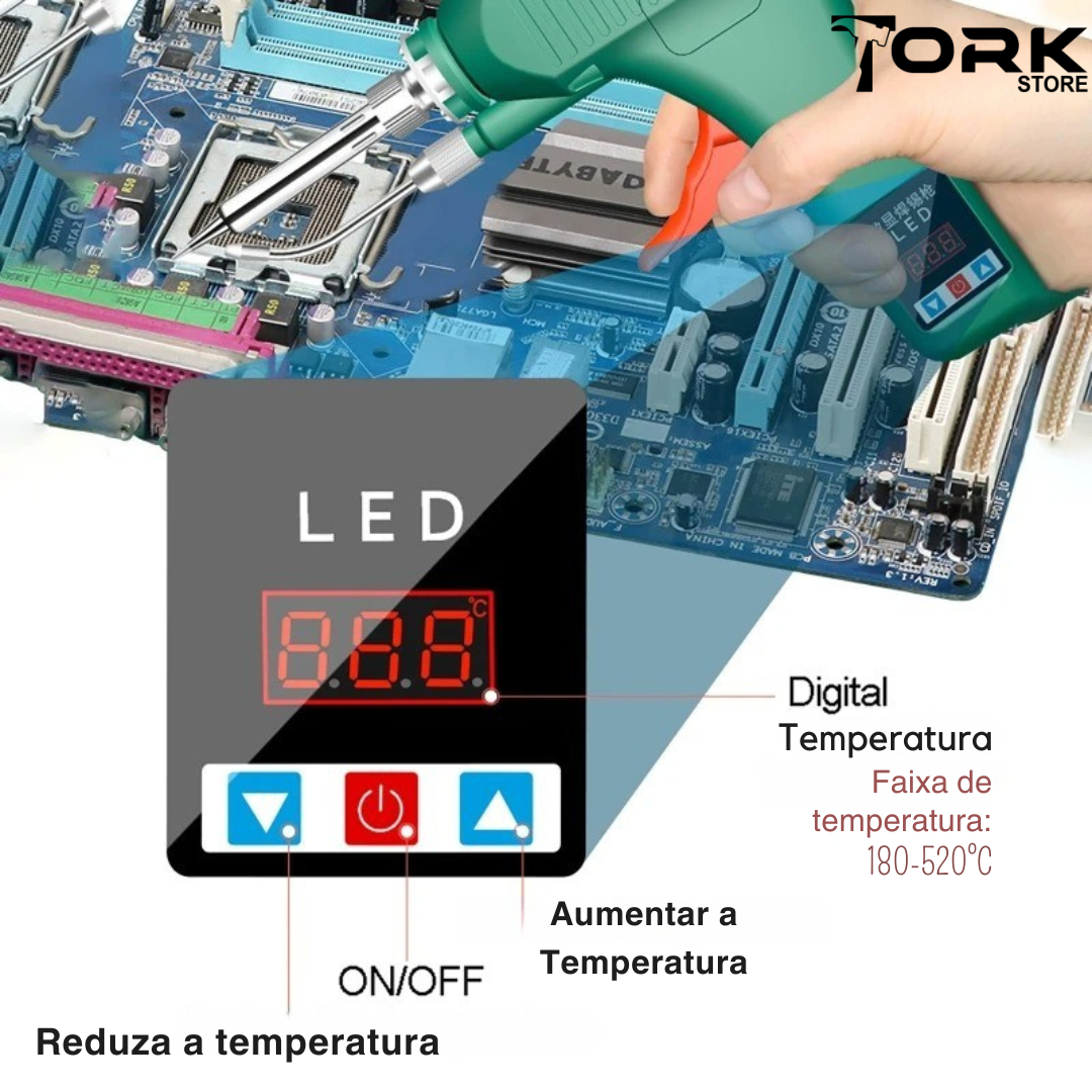 Ferro de Solda Semiautomático 120W