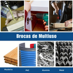 Kit de Brocas Sextavadas (Titânio ou Cobalto)