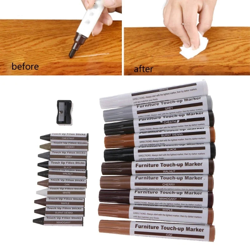 Kit de Marcadores para Retoque de Móveis – 21 Peças