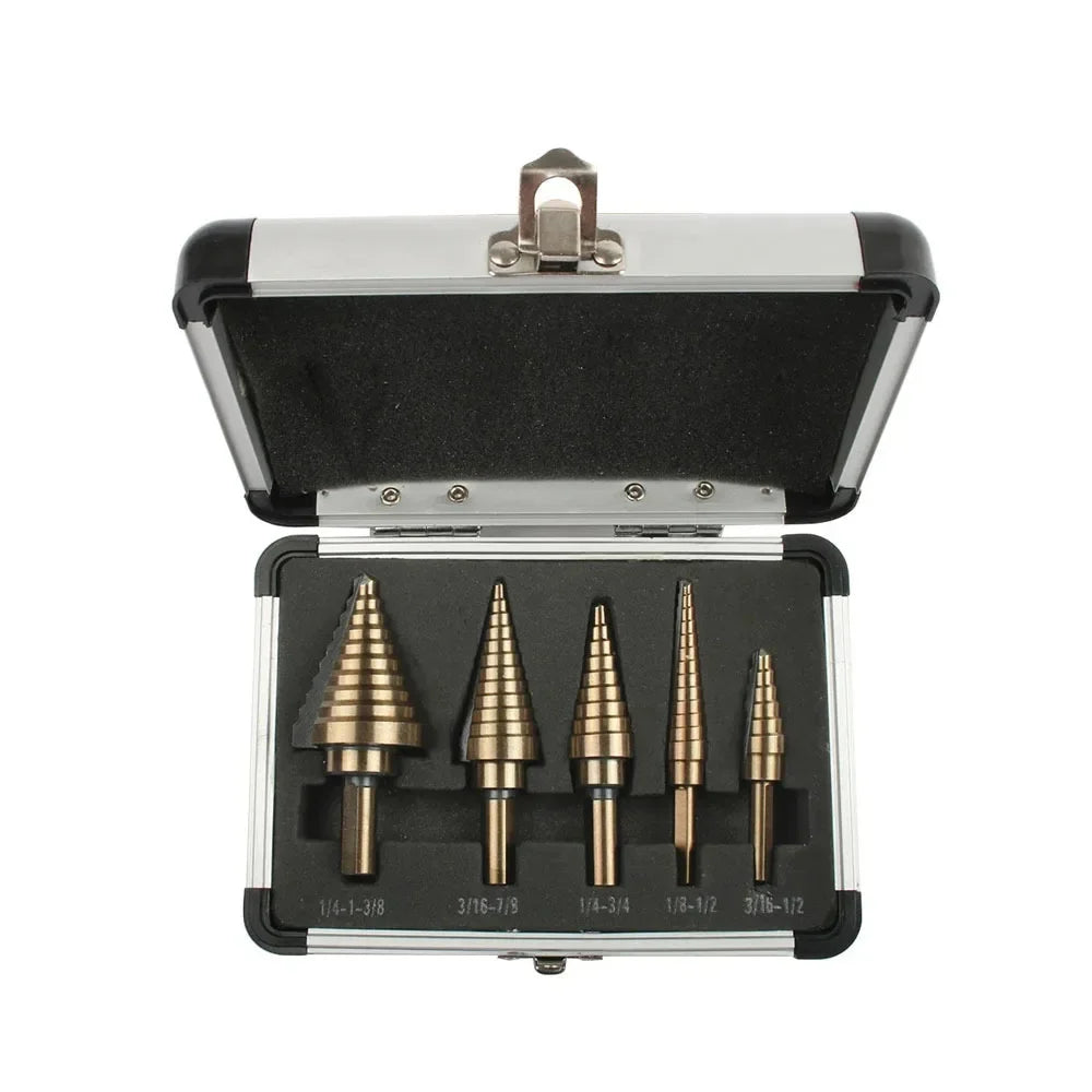 Kit de Brocas Escalonadas – Aço Rápido HSS 4241