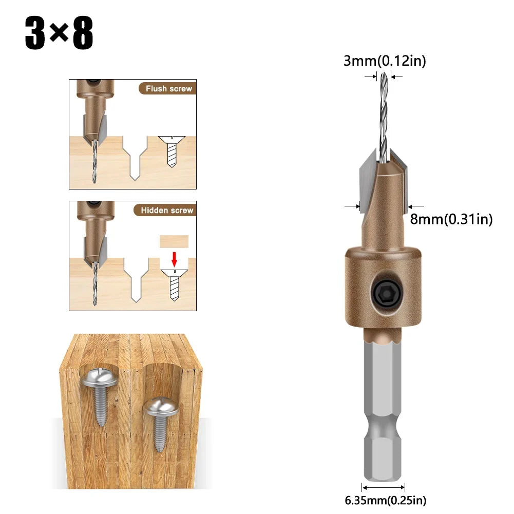 Escareador com Encaixe Sextavado 8mm