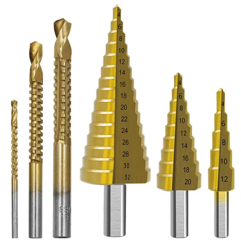 Kit 6 Brocas Cônicas