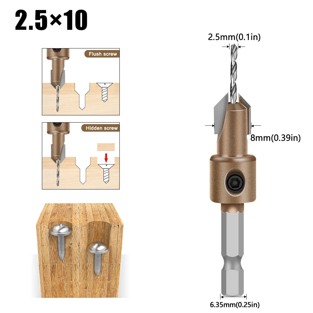 Escareador com Encaixe Sextavado 8mm