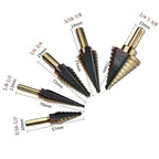Kit de Brocas Escalonadas – Aço Rápido HSS 4241