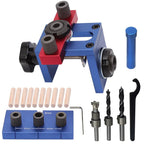 Kit de Gabarito para Cavilhas e Minifix 3 em 1