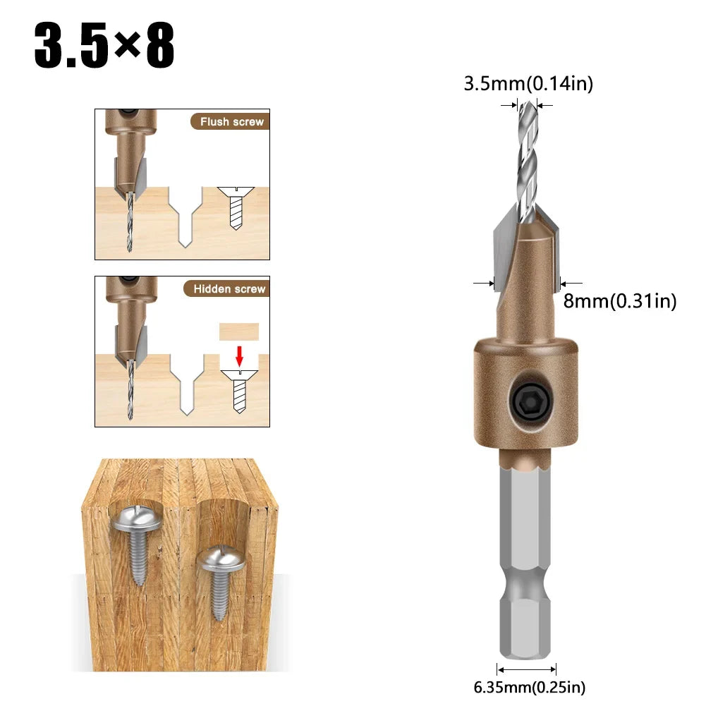 Escareador com Encaixe Sextavado 8mm