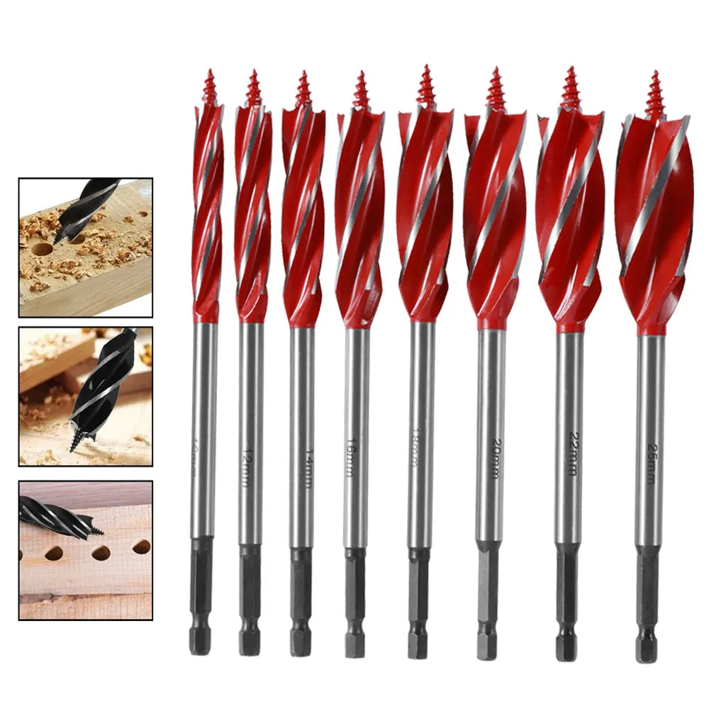 Kit com 8 Brocas Helicoidais