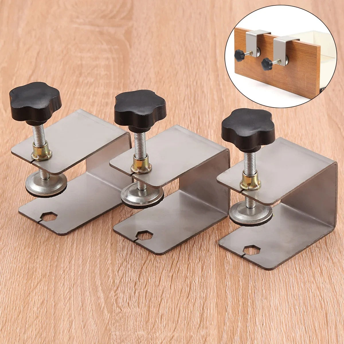 Kit de Grampos para Frente de Gavetas